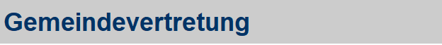 Gemeindevertretung